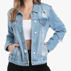 Women's Blue Denim Jean Jacket